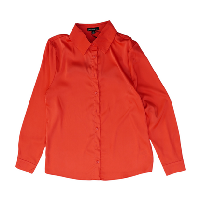 Coral Button Down