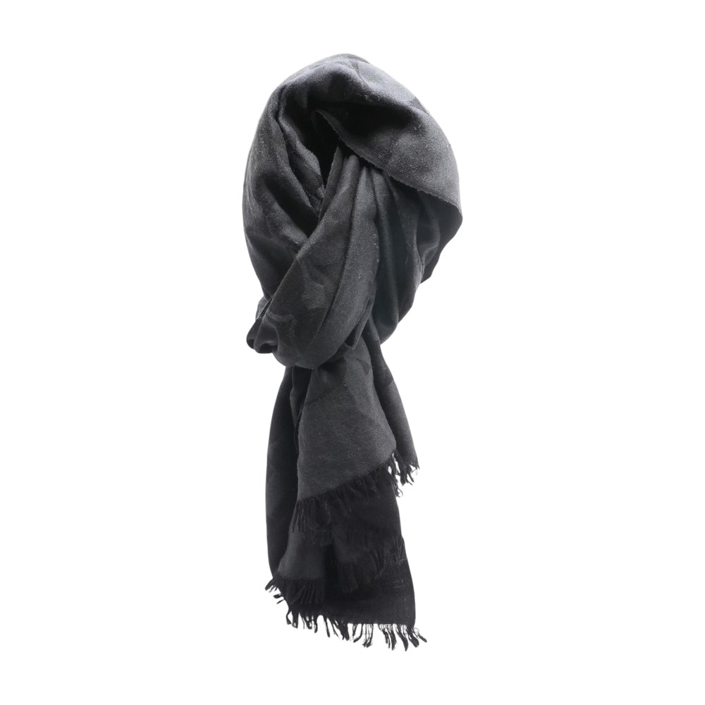 Black Graphic Scarf