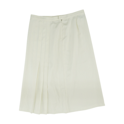 Ivory Plus Midi Skirt