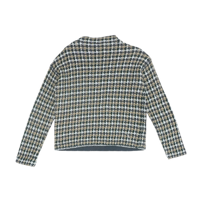 Multi Plaid Pullover Sweater