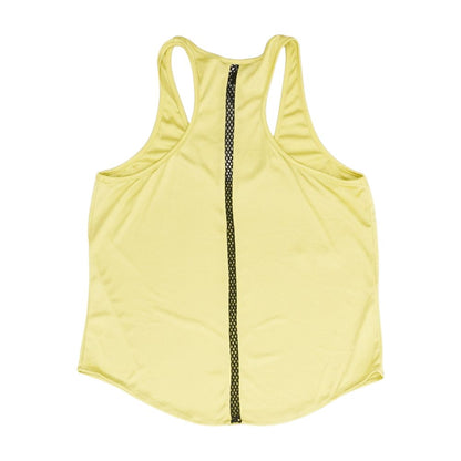 Yellow Solid Sleeveless Blouse