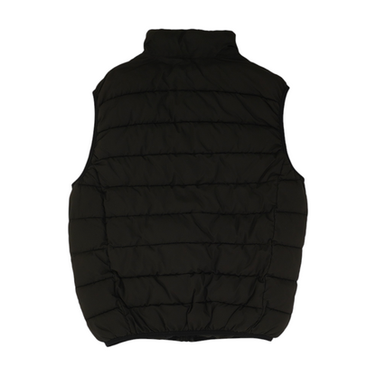 Black Solid Active Vest