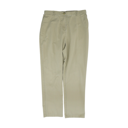 Khaki Petite Straight Pants