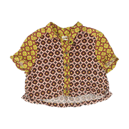 Multi Abstract Button Down