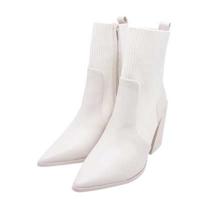 Beige Ankle Boots