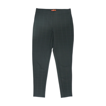 Black Check Slim Pants