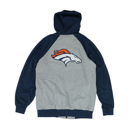 Gray Denver Broncos Color Block Jacket