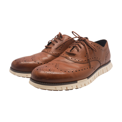 Brown Lace-Up Dress Shoes