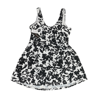 Black Floral One-Piece