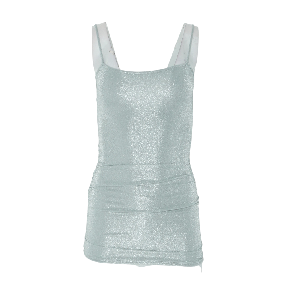 Silver Mini Dress