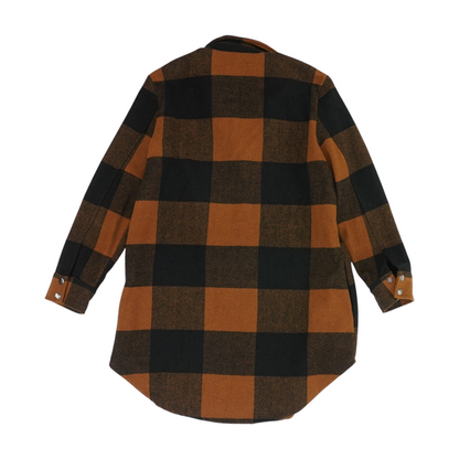 Brown Check Dress