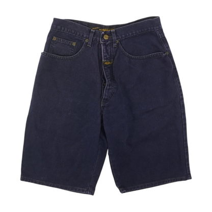 Navy Denim Shorts