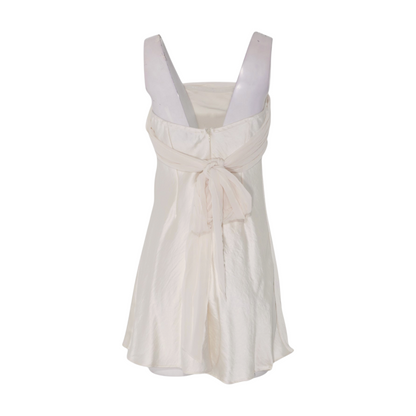 Cream Mini Dress