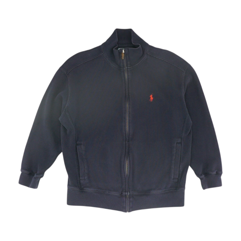 Navy Solid Cardigan Sweater