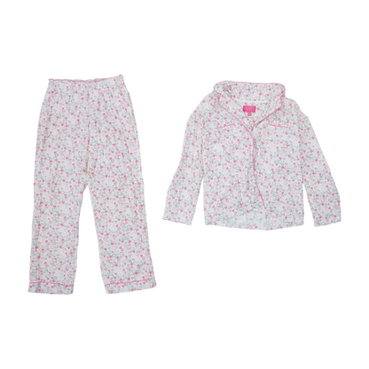 Pink Graphic Pajama Set