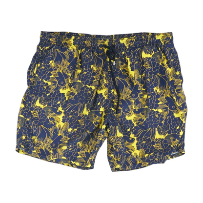 Navy Graphic Swim Bottom