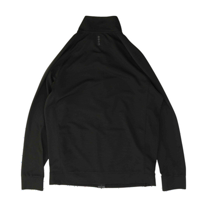 Black Solid Active Jacket