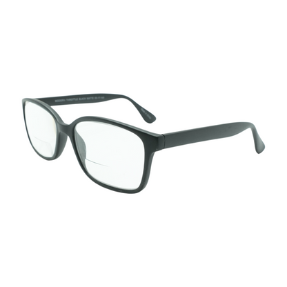 Black Throttle Rectangle Prescription Eyewear