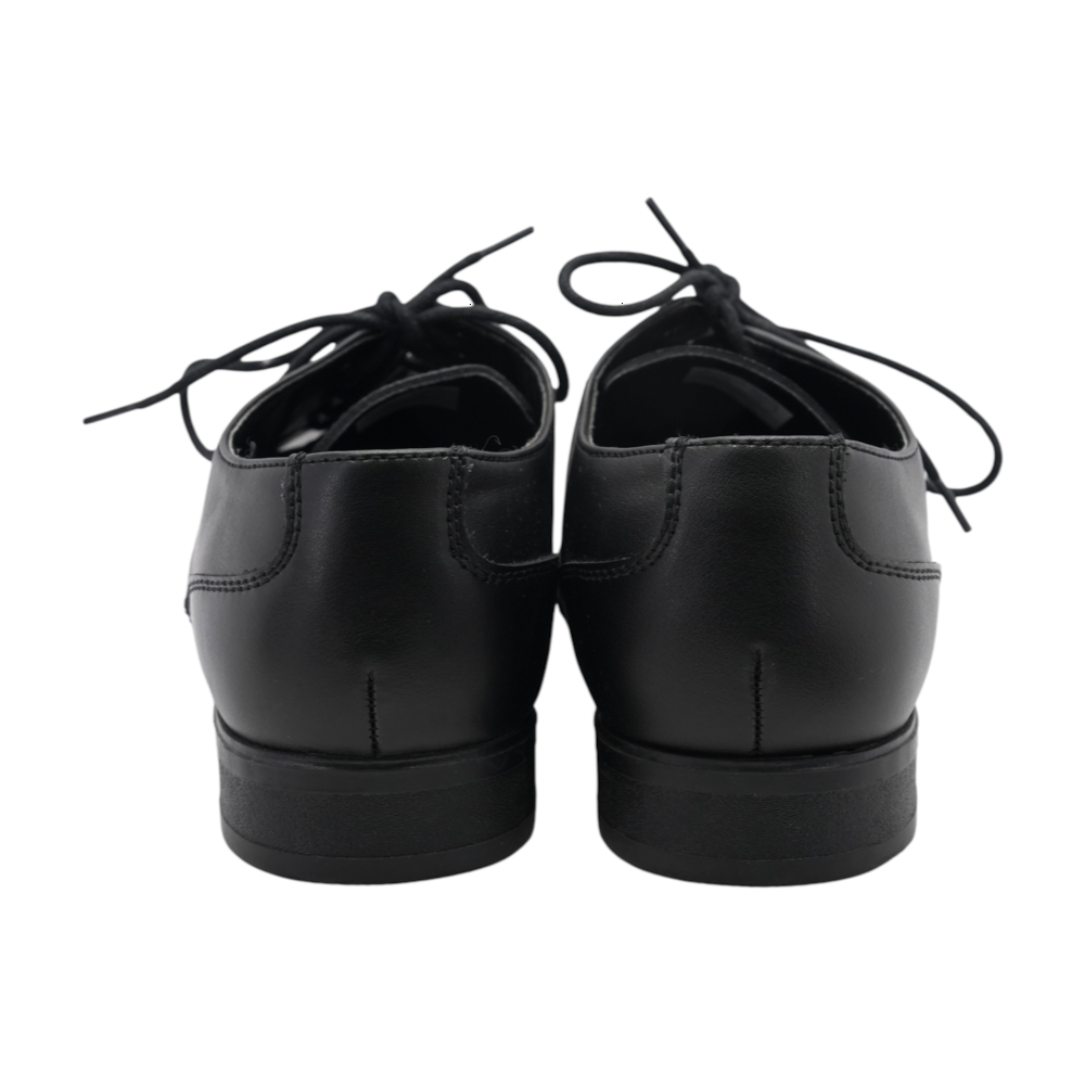 Black Lace-Up Dress Shoes