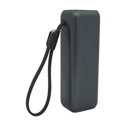 25K 165W Built-In Cable Power Bank