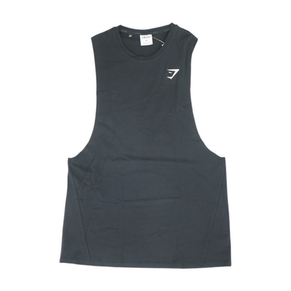 Black Solid Active Tank