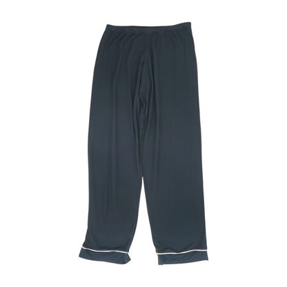 Black Solid Pajama Bottom