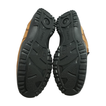 Brown Lace-Up Casual Shoes