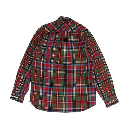 Multi Plaid Long Sleeve Button Down