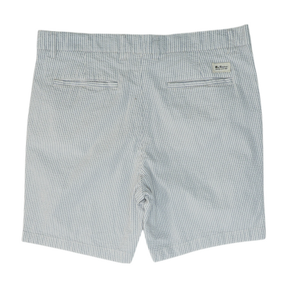 White Striped Chino / Khaki Shorts