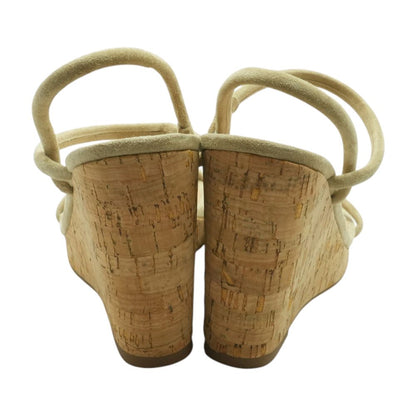 Tan Wedged Sandals
