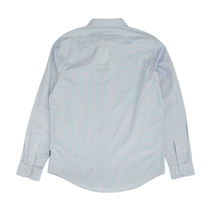 Blue Check Long Sleeve Button Down