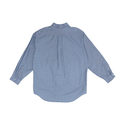 Blue Striped Long Sleeve Button Down