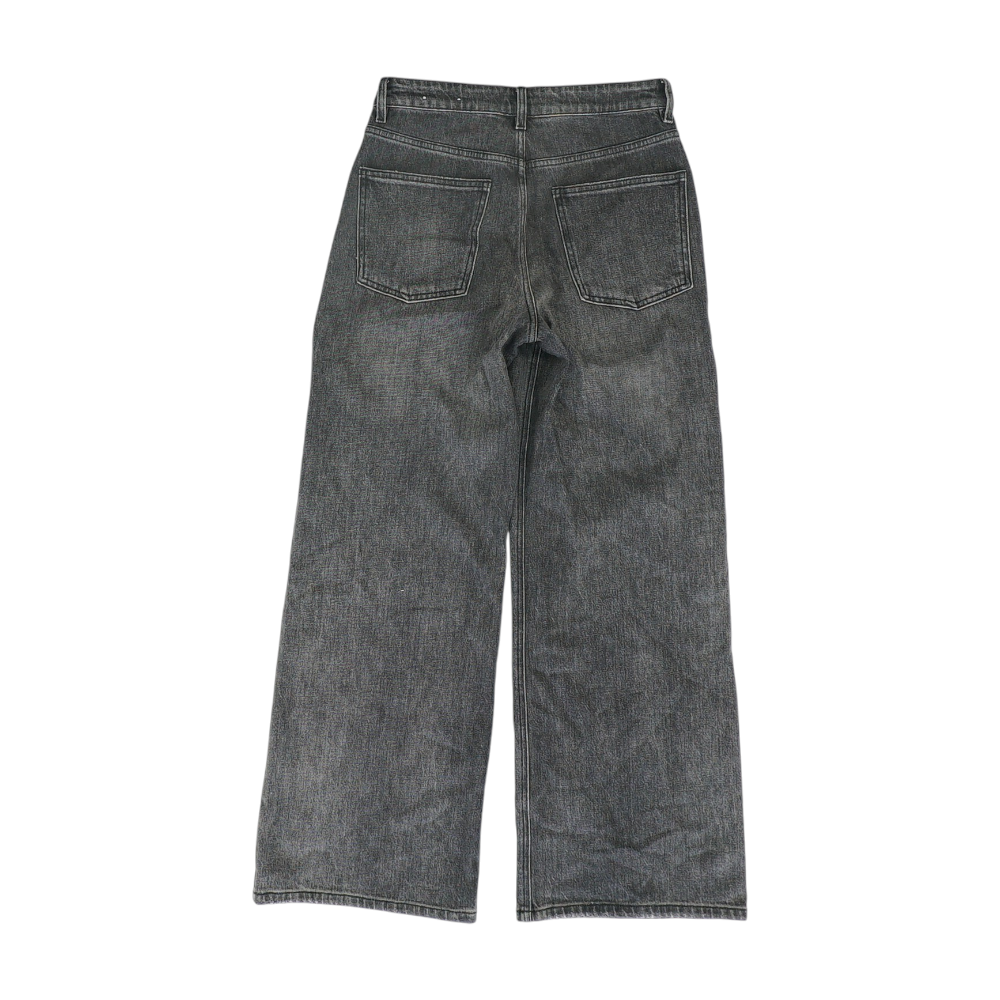 Gray Wide Leg Jeans