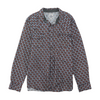 Multi Print Long Sleeve Button Down