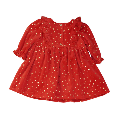 Red Print Dress