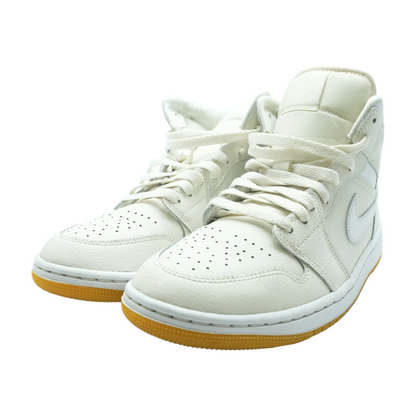 Jordan 1 Mid Phantom Gum High-Top Athletic Shoes