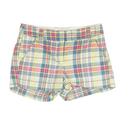 Multi Plaid Chino Shorts