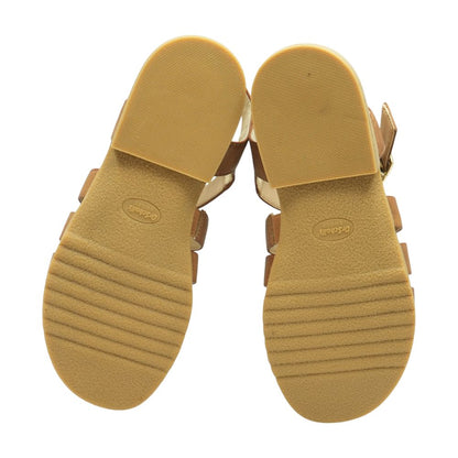 Brown Wedged Sandals