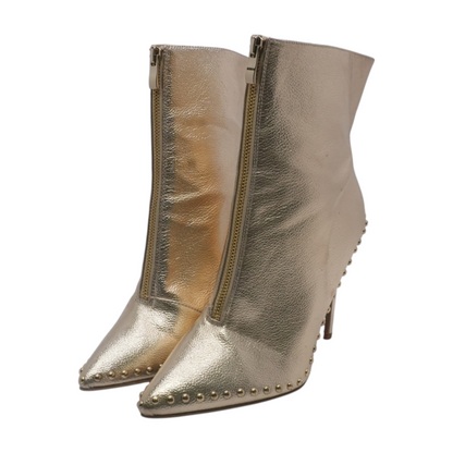 Gold Ankle Boots