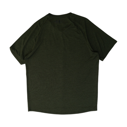 Green Solid Active T-Shirt