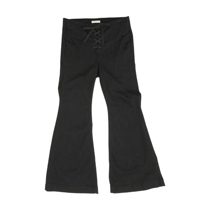 Black Casual Regular Pants