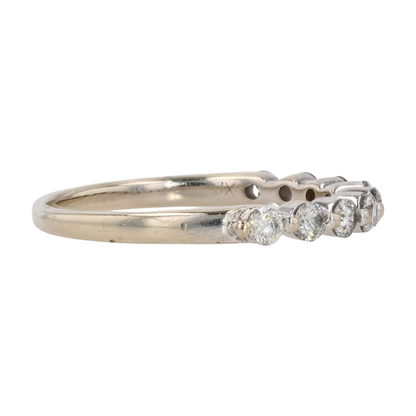 1/3 ctw 14K White Gold Diamond Band Ring