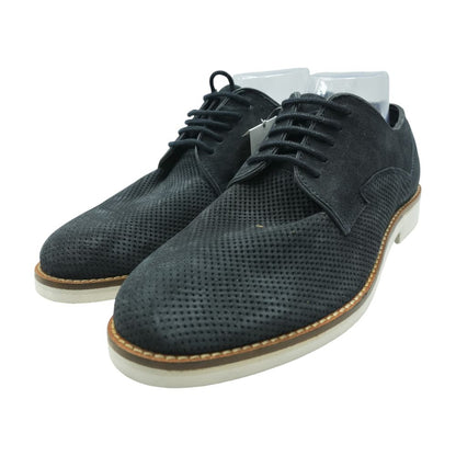 Navy Derby/oxford Dress Shoes