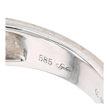 1/2 ctw 14K White Gold Diamond Fashion Ring
