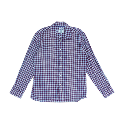 Red Plaid Long Sleeve Button Down