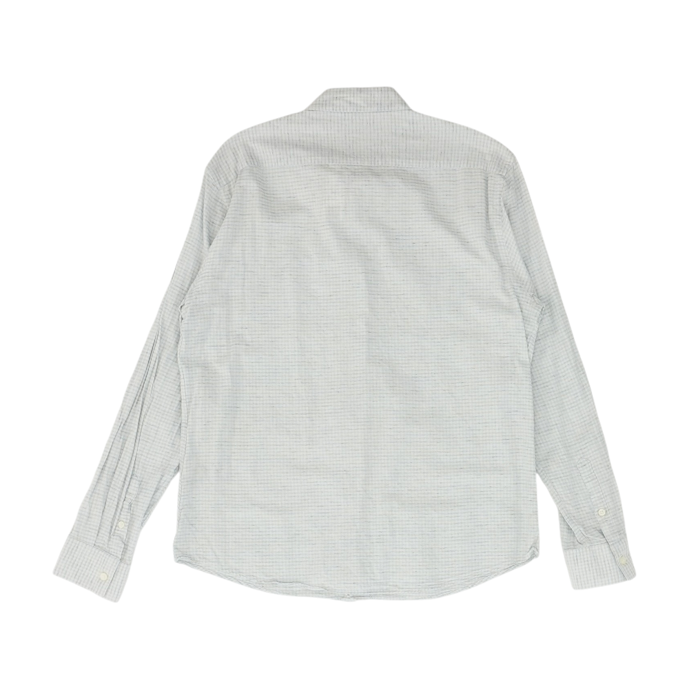 Blue Check Long Sleeve Button Down