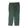 Green Geometric Pajama Bottom