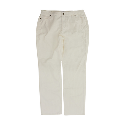 Ivory Straight Pants