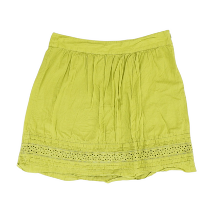 Green Petite Mini Skirt