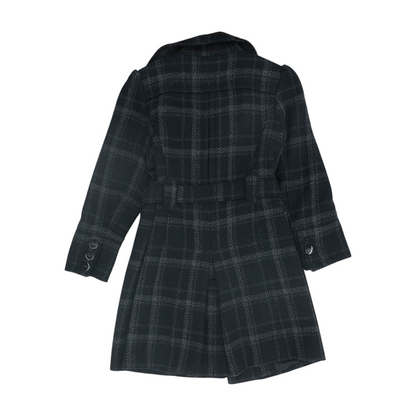 Black Plaid Coat